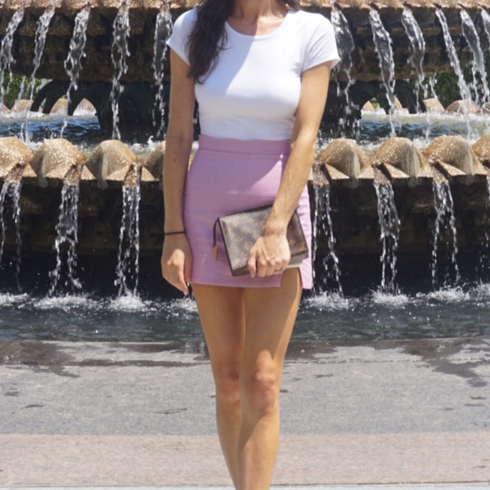 Purple My girl Mini Skirt